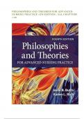 TEST BANK - Philosophies and Theories for Advanced Nursing Practice 4th Edition by Butts & Rich, All 26 Chapters Covered, Verified Latest Edition