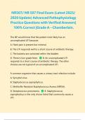 NR507/ NR 507 Final Exam (Latest 2025/ 2026 Update) Advanced Pathophysiology Practice Questions with Verified Answers| 100% Correct |Grade A – Chamberlain.