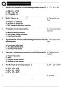 RCIS EXAM REGISTERED CARDIOVASCULAR INVASIVE SPECIALIST EXAM | QUESTIONS AND CORRECT ANSWERS (DETAILED ANSWERS) | ALREADY GRADED A+ | VERIFIED ANSWERS | LATEST VERSION (JUST RELEASED)