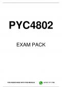 PYC4802 EXAM PACK 2025