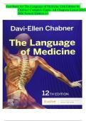 Test Bank for The Language of Medicine 12th Edition by Chabner Complete Guide All Chapters-Latest-2025-2026 Newest Edition A+