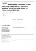 Navy E-6 PMKEE Professional Conduct Study Guide / Newest Review / Actual Exam Questions / Complete Accurate Quizzes with Verified Answers / 2025-2026