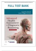 Test Bank for Advanced Health Assessment and Diagnostic Reasoning 5th Edition (Jones & Bartlett, 2024) by Jacqueline Rhoads, Isbn no; 9781284295306, all 18 Chapters Covered (NEWEST 2025)