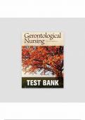 Test Bank for Gerontological Nursing 9th Edition by Charlotte Eliopoulos 