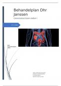 Behandelplan colorectaalcarcinoom stadium 1 (klinisch redeneren oncologische zorg), behaald met 35/40 punten :)