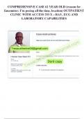 Comprehensive iHuman Case Study Week #10 A 62-Year-Old with Frequent Urination.I’m Peeing All the Time” - i Human Case Study Week 10 62-Year-Old Male Patient