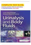 COMPLETE TEST BANK: Urinalysis and Body Fluids Seventh Edition by Susan King Strasinger  Latest Update.