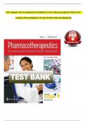 Test Bank For Pharmacotherapeutics for Advanced Practice Nurse Prescribers 5th Edition Woo Robinson