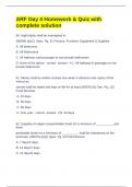 ARF Day 4 Homework & Quiz with complete solution