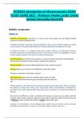 ECON 201 Introduction to Microeconomics EXAM STUDY GUIDE 2025 – Professor Moshe Lander Online version Concordia University