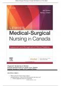 Full Test Bank for Lewis's Medical-Surgical Nursing in Canada, 5th Edition(Tyerman, 2025), Chapter 1-72 | All Chapters|newest version 2025/2026 |ISBN: 9780323791571 A+