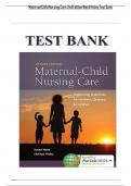 Test Bank - Maternal Child Nursing Care 2nd Edition by Ward Hisley