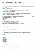 ACLS DRUGS DOSAGES AND USES 2024/2025 | QUESTIONS WITH 100% VERIFIED ANSWERS AND COMPREHENSIVE RATIONALES | GRADED A+