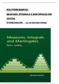  Measures, Integrals & Martingales 2nd edition. B