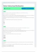 Trading Comps Modeling Wall street prep Exam