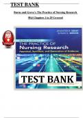 Test Bank - Burns and Grove's The Practice of Nursing Research 9th Edition (Gray), Chapter 1 - 29 > Download as PDF <