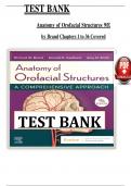 Test Bank - Anatomy of Orofacial Structures 9th Edition (Brand), Chapter 1 - 36 > Download as PDF <