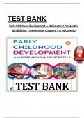 Test Bank - Early Childhood Development 8th edition (Trawick-Smith), Chapter 1 - 18 > Download as PDF <