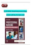 Solution Manual - Professional Nursing: Concepts & Challenges, 10th Edition by Beth black, All 1-16 Chapters Covered ,Latest Edition