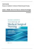 TEST BANK Brunner & Suddarth's Textbook of Medical-Surgical Nursing Janice L Hinkle, Kerry H. Cheever, Kristen Overbaugh