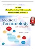 Test Bank for Medical Terminology Get Connected 3rd Edition ( Frucht, 2024) All Chapters || Latest Edition