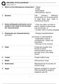 VBS 2032: CH 12 LearnSmart Question and answers already passed 