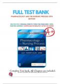 TEST BANK for Pharmacology and the Nursing Process 10th Edition by Linda Lilley, Shelly Rainforth Collins & Julie Snyder. ISBN 9780323827997. (All 58 Chapters)