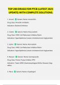 TOP 200 DRUGS FOR PTCB (LATEST 2025 UPDATE) WITH COMPLETE SOLUTIONS.