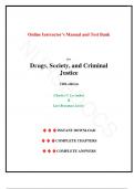 Instructor’s Manual and Test Bank for Drugs, Society and Criminal Justice 5th Edition by Charles Levinthal, Chapter 1-16