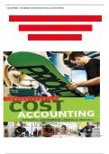 Principles Of Cost Accounting, 17th Edition TEST BANK by Edward J. Vanderbeck, Verified Chapters 1 - 10, Complete Newest Version