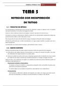 Tema 5 - Rotación con recuperación de testigo