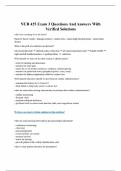 NUR 425 Exam 3 Questions And Answers With Verified Solutions