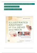 COMPLETE TEST BANK: Illustrated Anatomy of the Head and Neck 5th Edition by Margaret J. Fehrenbach Latest Update.