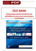 Test Bank for Pharmacology and the Nursing Process, 10th edition by Lilley, Collins & Snyder All 1-58  Chapters Covered ,Latest Edition 