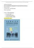 Oefenvragen Service Operations Management - Robert Johnston 5e editie 2020 - 9781292064468 - meerkeuze, open, invul- en waar/ niet waar vragen - HELE BOEK compleet