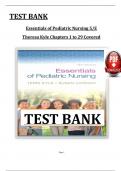 Test Bank - Essentials of Pediatric Nursing, 5th Edition (Kyle & Carman), Chapter 1 - 29 > Download as Pdf File <