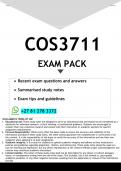 COS3711 EXAM PACK 2025 - DISTINCTION GUARANTEED