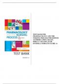 Test Bank for Pharmacology and the Nursing Process 9th Edition Authors: Linda Lilley, Shelly Collins, Julie Snyder | Complete Guide A+ (All Chapters covered ) (Complete Guide) (Graded A+