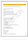 Prometric CNA Test Questions and Answers 2025.