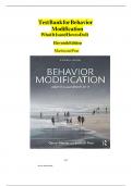 Test Bank For Behavior Modification What It Is and How to Do It 11th Edition by Garry Martin, Joseph J. Pear||ISBN NO:10,X||ISBN NO:13,978-6||All Chapters||Complete Guide A+