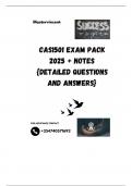 CAS1501 EXAM PACK 2025 + NOTES {DETAILED QUESTIONS AND ANSWERS}