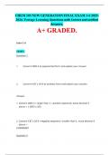 CHEM 103 NEW GENERATION FINAL EXAM 1-6 2025-2026. Portage Learning Questions with Correct and verified Answers. A+ GRADED.