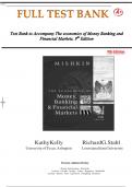 Test Bank to Accompany The economics of Money Banking and Financial Markets, 9th Edition by Frederic S. Mishkin | 9780321454225 | All Chapters 1-25 Already graded A+ |LATEST