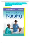 Complete Test Bank for Fundamentals of Nursing 11th Edition by Taylor All Chapters (1-47) Questions with Verified Answers |Newest Version 2025|Rated A+