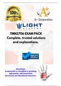 TMN3706 EXAM PACK  Complete, trusted solutions and explanations.