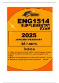 ENG1514   January/February 2025 -  Supplementary  DATE: 29JAN -31JAN 