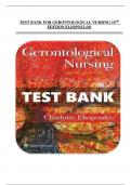 TEST BANK FOR GERONTOLOGICAL NURSING 10TH EDITION ELIOPOULOS