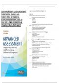 TEST BANK FOR ADVANCED ASSESSMENT: INTERPRETING FINDINGS AND FORMULATING DIFFERENTIAL DIAGNOSES 4TH EDITION, MARY JO GOOLSBY, LAURIE GRUBBS