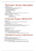 Pharmacology Medications - Exam Review