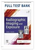 Test Bank for Radiographic Imaging and Exposure 6th Edition (Mosby; 2020) by Terri L. Fauber, Isbn no; 9780323661393, all 10 Chapters Covered (NEWEST 2025)